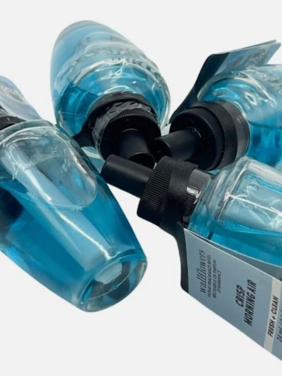 Bath and Body Works Crisp Morning Air Wallflower Fragrance Refills Lot of 4 - Picture 2 of 3